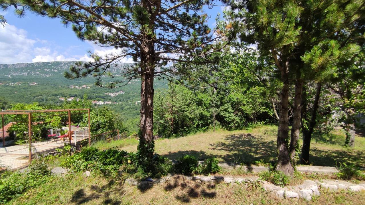 Amazing Sea-Mountain Valley View House With 3 Terraces And Huge Chill Gardens, 5Min From The Sea! Bribir  Exterior foto